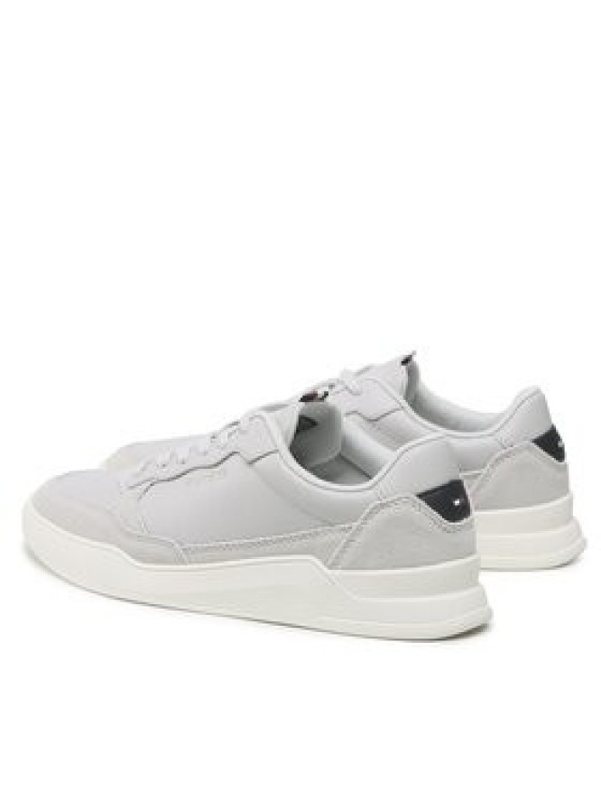 Tommy Hilfiger Sneakersy Elevated Cupsole Leather Mix FM0FM04358 Szary