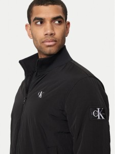 Calvin Klein Jeans Kurtka przejściowa Harrington J30J325592 Czarny Regular Fit