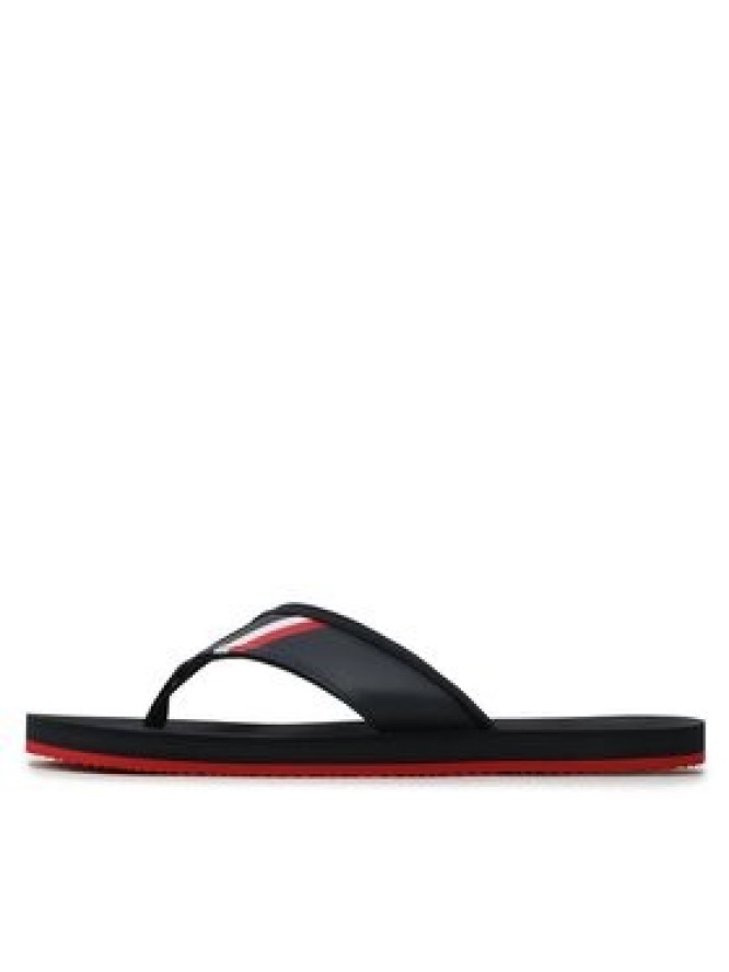 Tommy Hilfiger Japonki Comfortable Padded Beach Sandal FM0FM04473 Granatowy