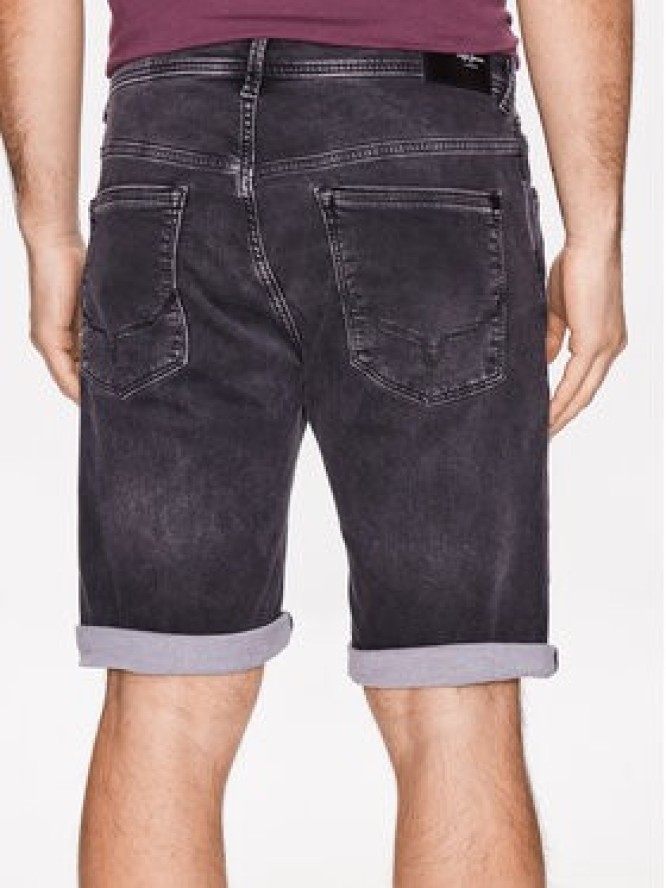 Pepe Jeans Szorty jeansowe Jack Short PM801022XF7 Szary Regular Fit