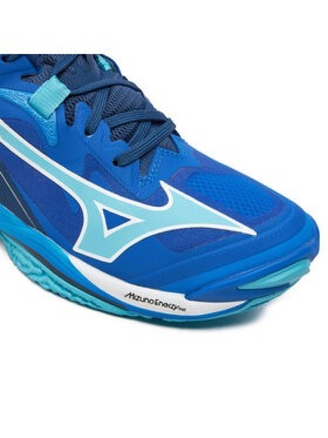 Mizuno Buty halowe Wave Lightining Z8 Mid V1GA2405 Niebieski