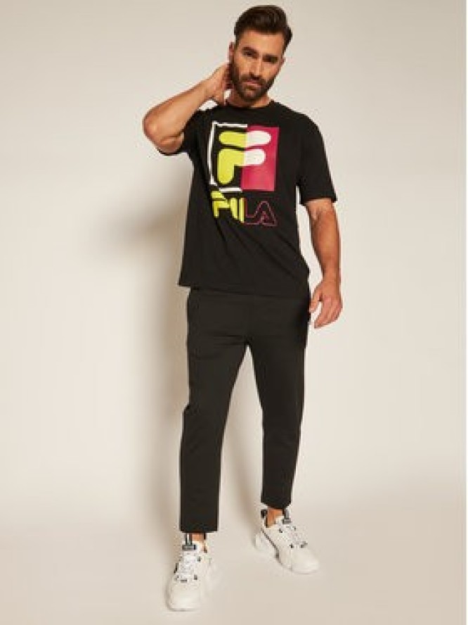 Fila T-Shirt Saku 687475 Czarny Regular Fit