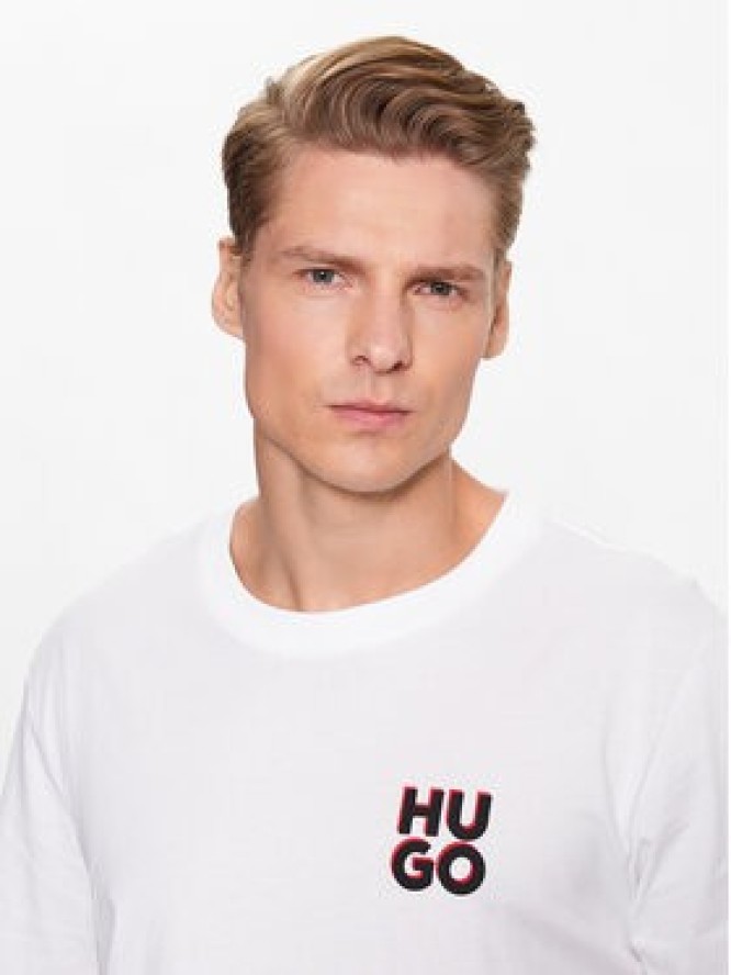 Hugo Komplet 2 t-shirtów 50492550 Biały Regular Fit