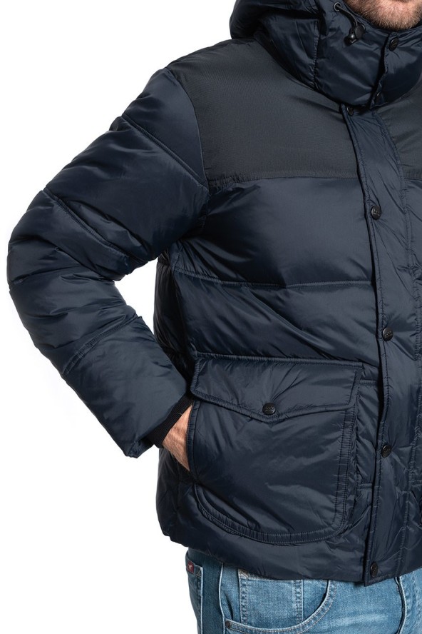 LEE PUFFER JACKET MĘSKA KURTKA ZIMOWA BLACK L86NSZ01