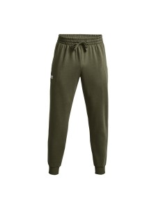 Spodnie dresowe męskie Under Armour UA Rival Fleece Joggers - oliwkowe/khaki