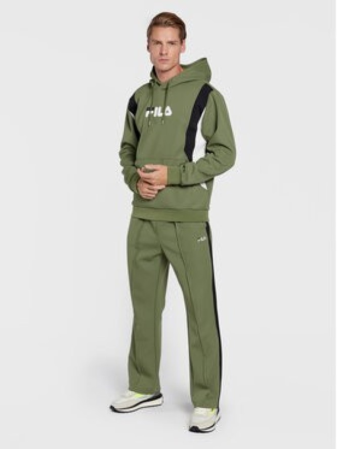 Fila Spodnie dresowe Bruges FAM0174 Zielony Regular Fit