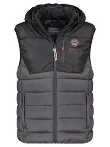 Geographical Norway Kamizelka "Vatilo" w kolorze ciemnoszaro-czarnym rozmiar: M