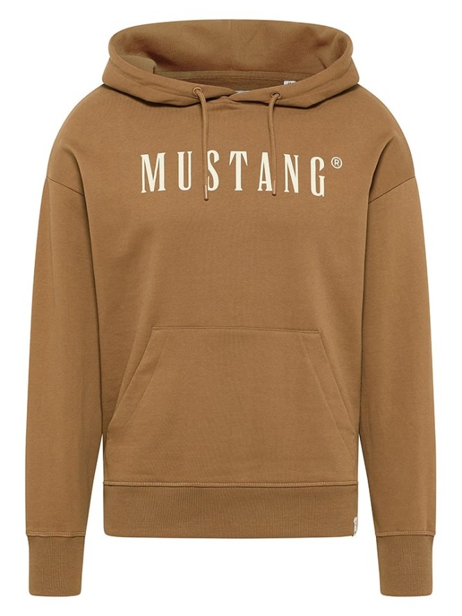 Mustang Bluza "Bennet" w kolorze jasnobrązowym rozmiar: L