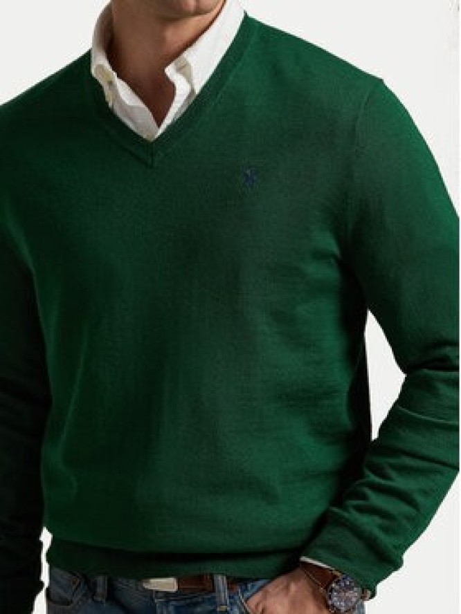 Polo Ralph Lauren Sweter 710876338013 Zielony Regular Fit