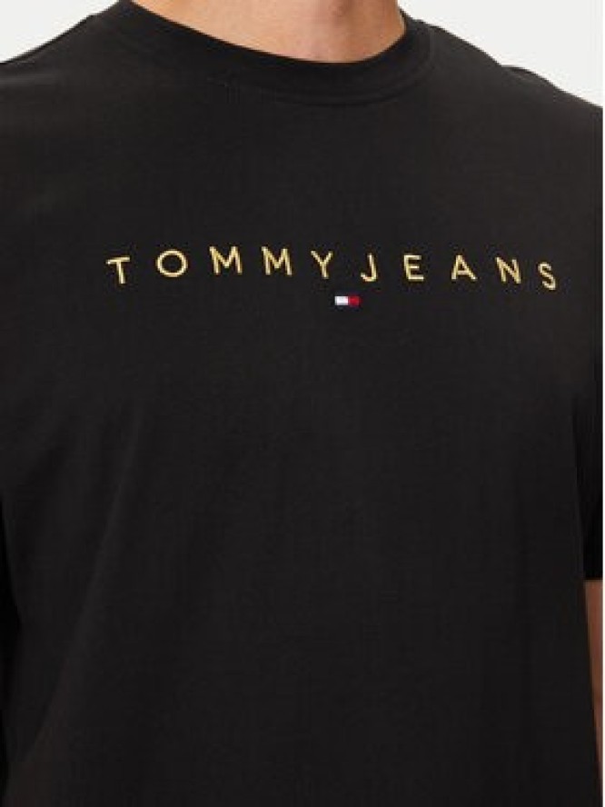 Tommy Jeans T-Shirt DM0DM19694 Czarny Regular Fit