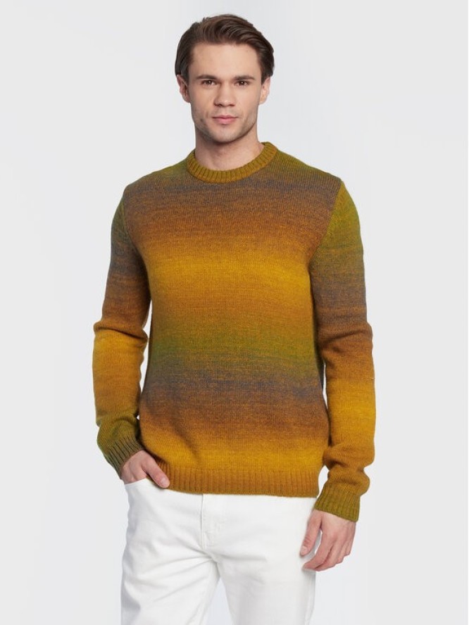 Sisley Sweter 1031S100S Kolorowy Regular Fit
