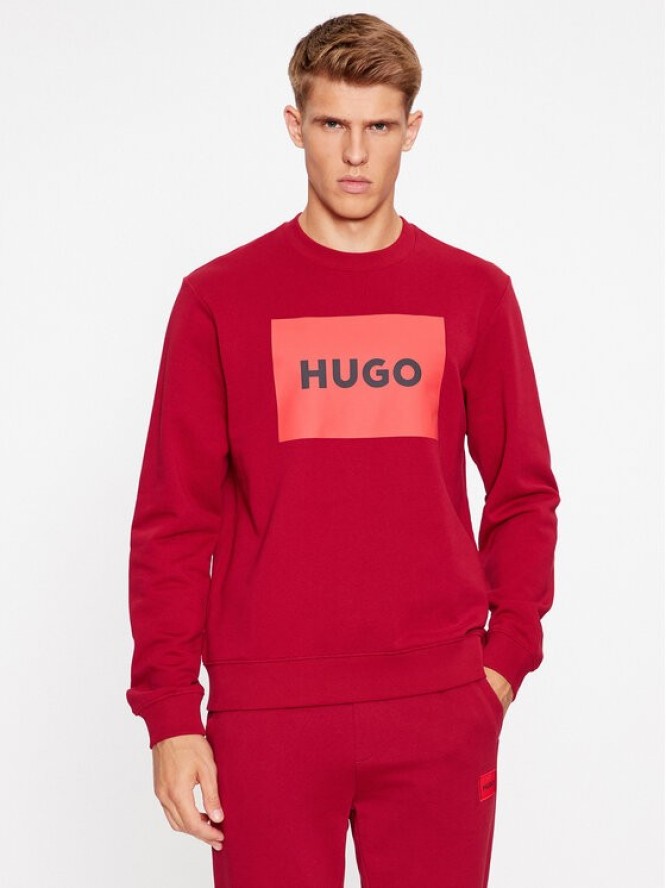 Hugo Bluza Duragol222 50467944 Czerwony Regular Fit