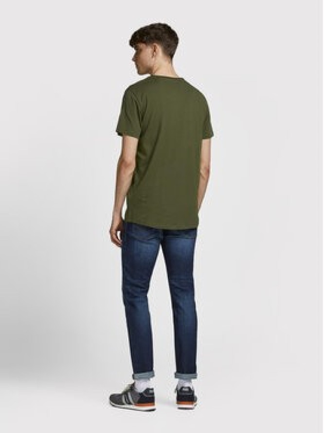 Jack&Jones T-Shirt Basher 12182498 Zielony Regular Fit