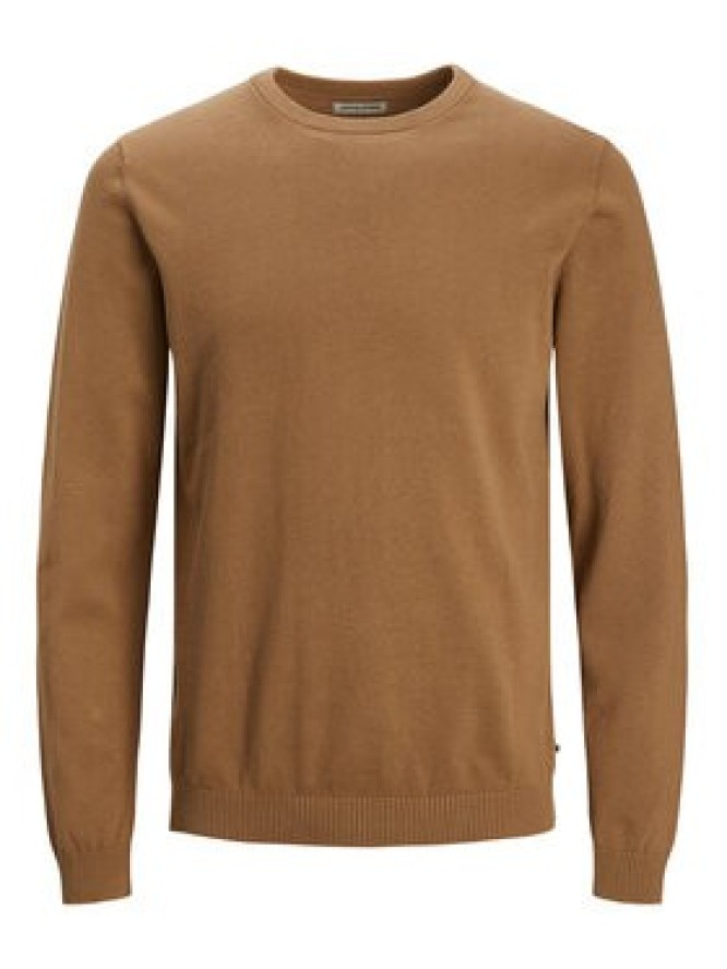 Jack&Jones Sweter 12137190 Brązowy Regular Fit