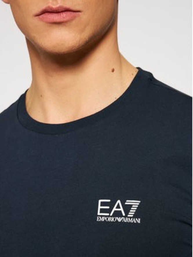 EA7 Emporio Armani T-Shirt 8NPT51 PJM9Z 1578 Granatowy Regular Fit