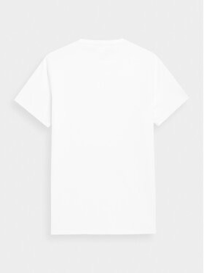 4F T-Shirt 4FSS23TTSHM311 Biały Regular Fit
