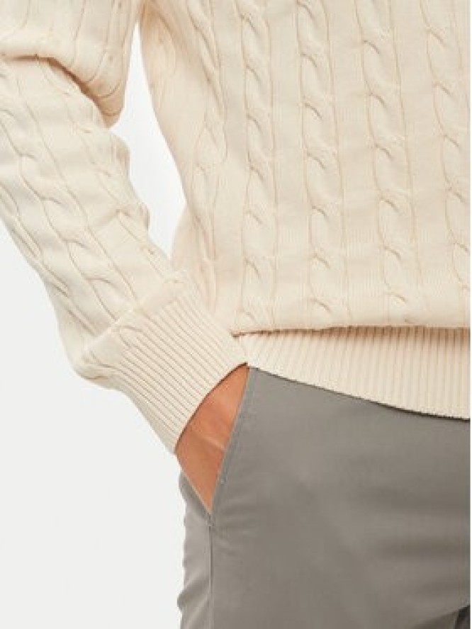 Gant Sweter 8050601 Beżowy Regular Fit