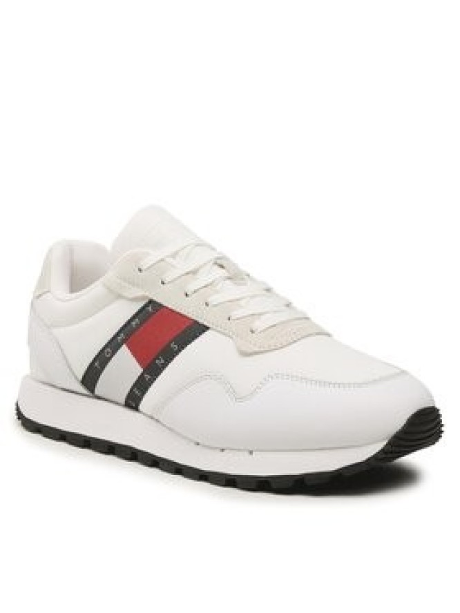 Tommy Jeans Sneakersy Retro Runner Ess EM0EM01081 Biały