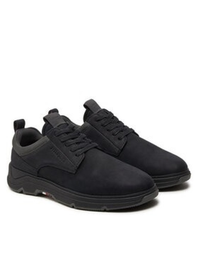 Tommy Hilfiger Sneakersy Nubuck Mix Hybrid Shoe FM0FM05092 Czarny