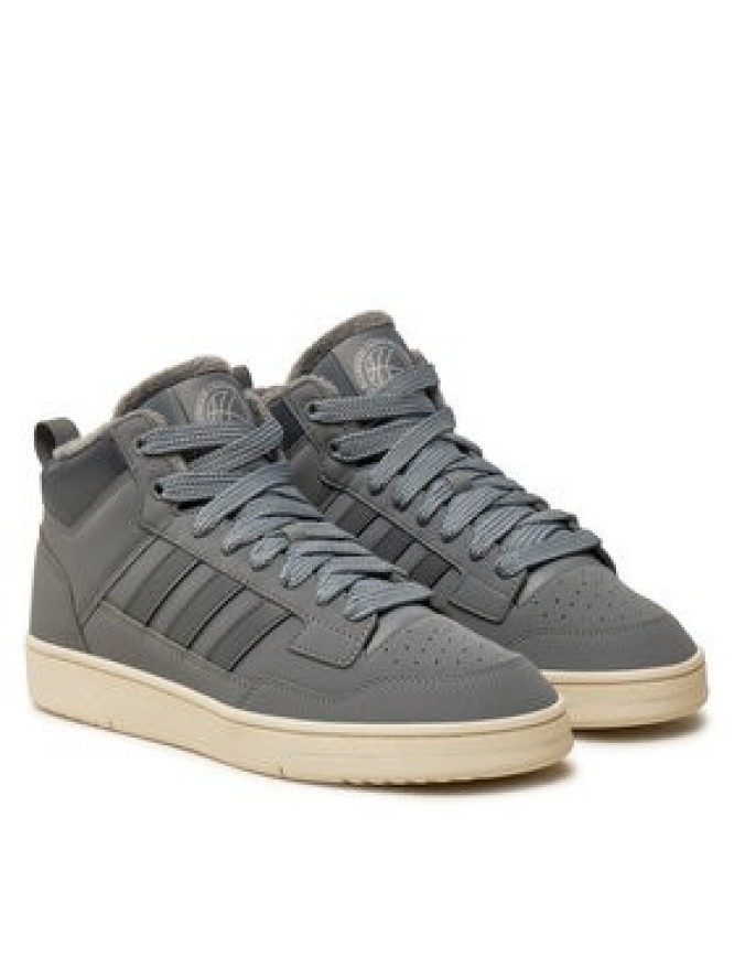 adidas Sneakersy Rapid Court Mid Winterized JR0169 Szary