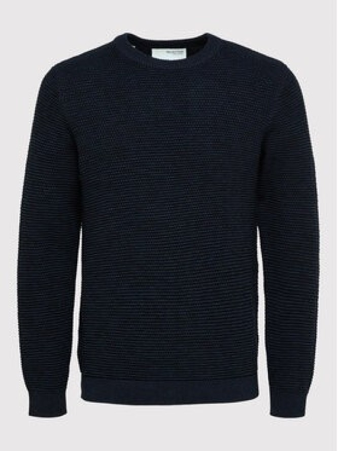 Selected Homme Sweter Vince 16059390 Granatowy Regular Fit