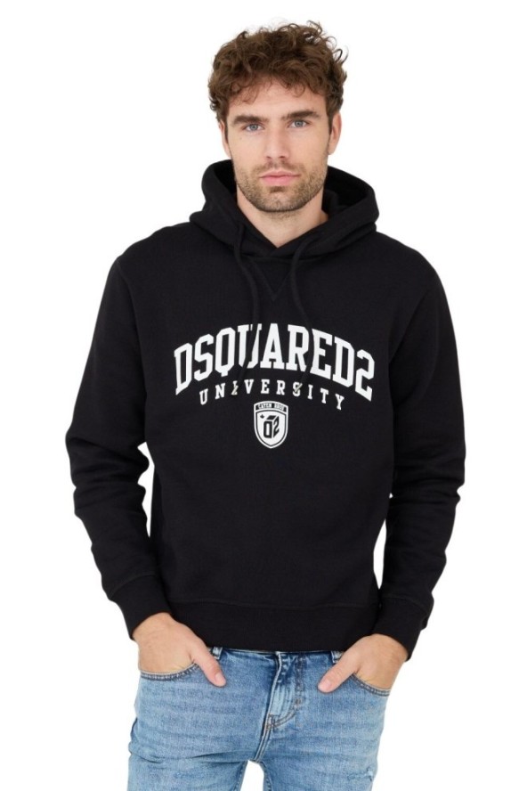 DSQUARED2 Czarna bluza Cool Fit Hoodie