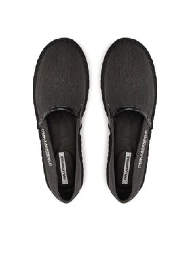 KARL LAGERFELD Espadryle KL70119 Czarny