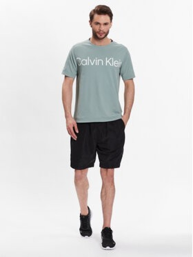 Calvin Klein Performance T-Shirt 00GMS3K102 Zielony Regular Fit
