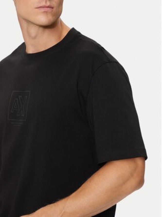 Armani Exchange T-Shirt 6DZTLE ZJ9JZ 1200 Czarny Regular Fit
