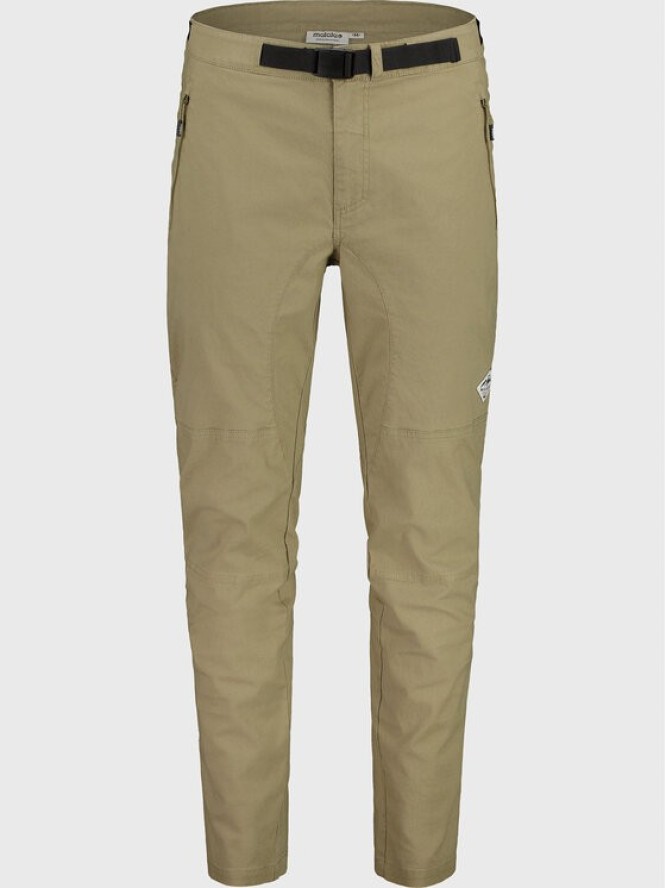 Maloja Spodnie materiałowe MazzoneM. 35535-1-8675 Brązowy Regular Fit