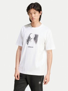 adidas T-Shirt Supply Street IY3430 Biały Regular Fit