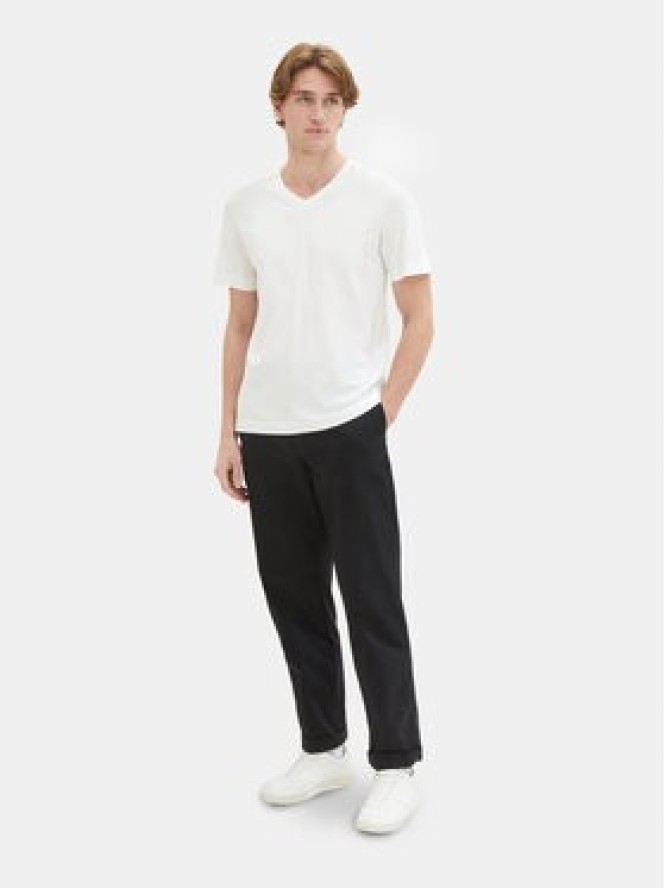 Tom Tailor Komplet 2 t-shirtów 1037738 Biały Regular Fit