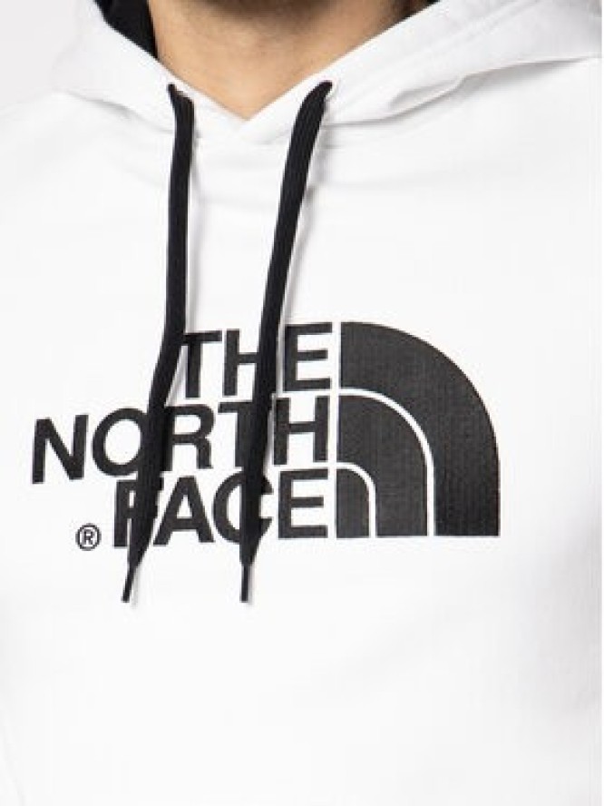 The North Face Bluza Drew Peak Plv Hoodie NF00AHJY Biały Regular Fit