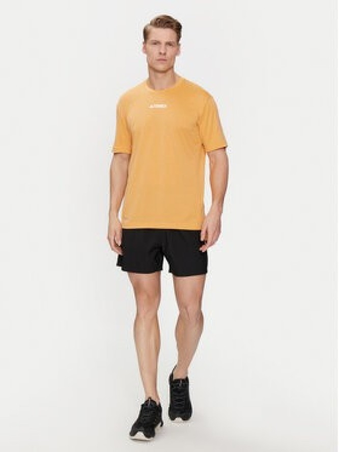 adidas T-Shirt Terrex Multi T-Shirt HZ6238 Żółty Regular Fit