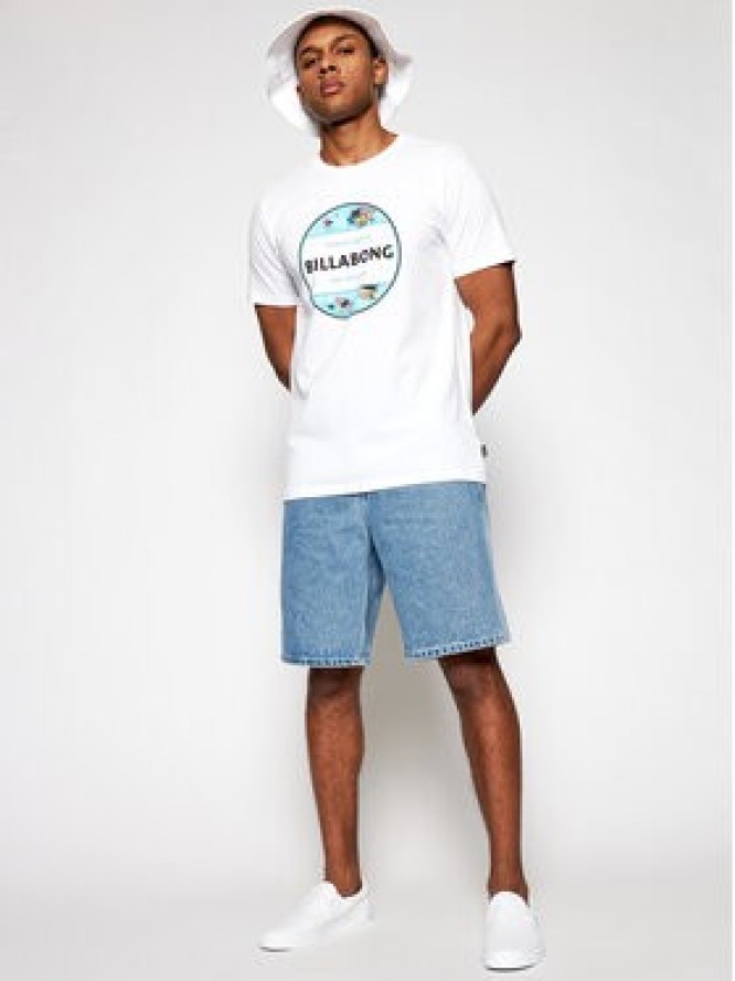 Billabong T-Shirt Rotor Fill U1SS63BIF0 Biały Regular Fit