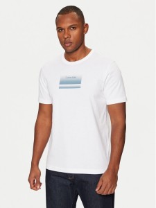 Calvin Klein T-Shirt K10K113803 Biały Regular Fit