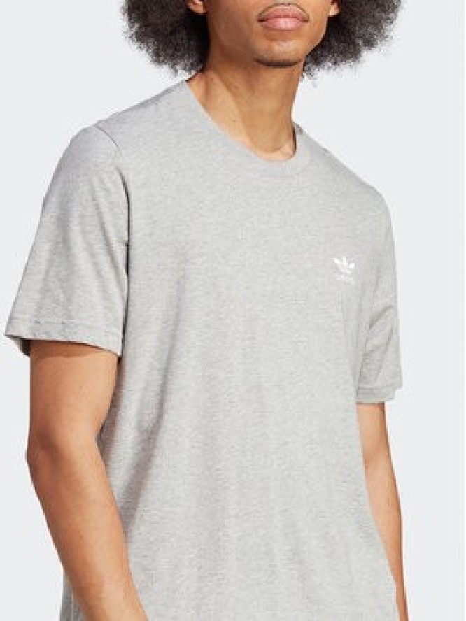 adidas T-Shirt Trefoil Essentials A4865 Szary Regular Fit