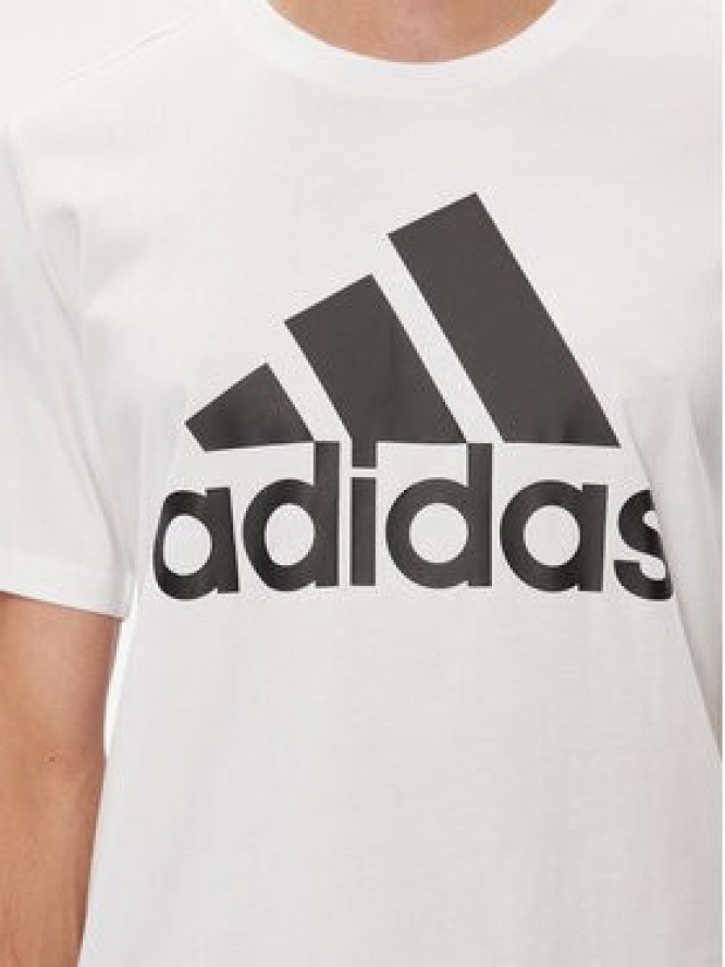 adidas T-Shirt Essentials Single Jersey Big Logo T-Shirt IC9349 Biały Regular Fit