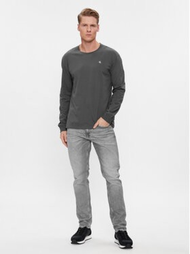 Calvin Klein Jeans Longsleeve Institutional J30J324654 Szary Regular Fit