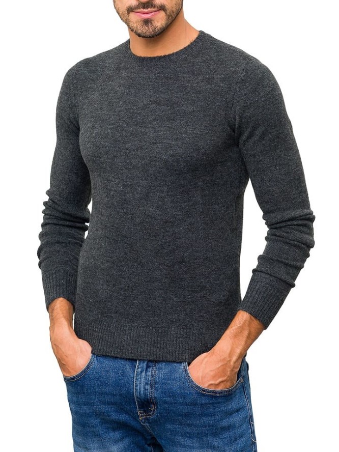 Hot Buttered Sweter "Caloundra" w kolorze antracytowym rozmiar: L