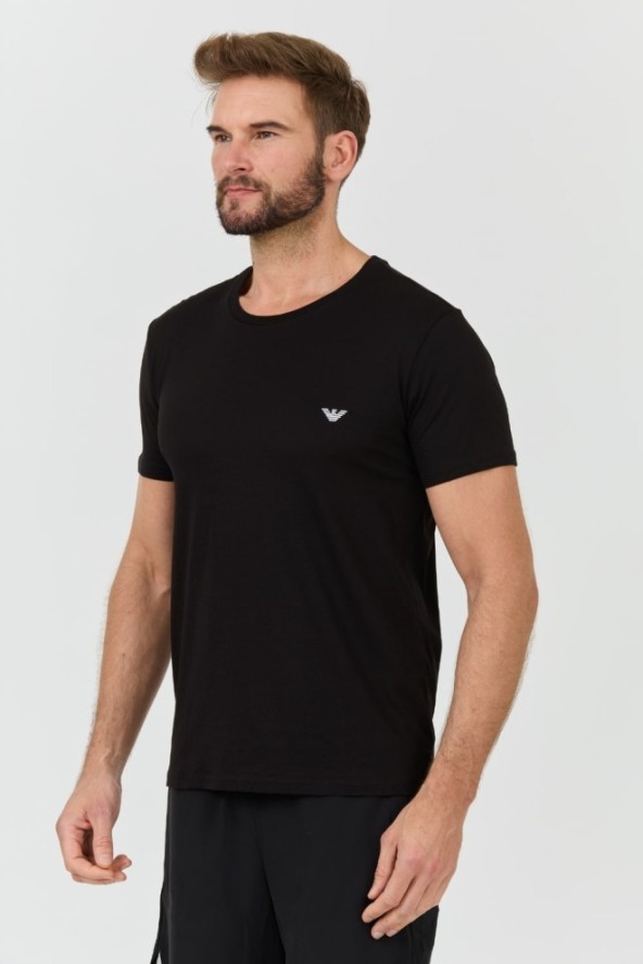 EMPORIO ARMANI Czarny t-shirt basique