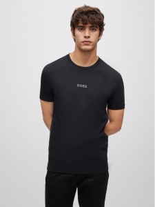 Boss T-Shirt 50488794 Czarny Regular Fit