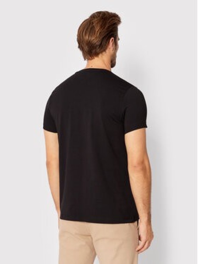 Tommy Hilfiger T-Shirt Core Stretch MW0MW27539 Czarny Slim Fit