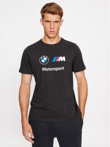 Puma T-Shirt Bmw Mms Ess Logo 621314 Czarny Regular Fit