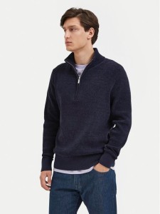 Selected Homme Sweter Rodney 16087985 Granatowy Regular Fit