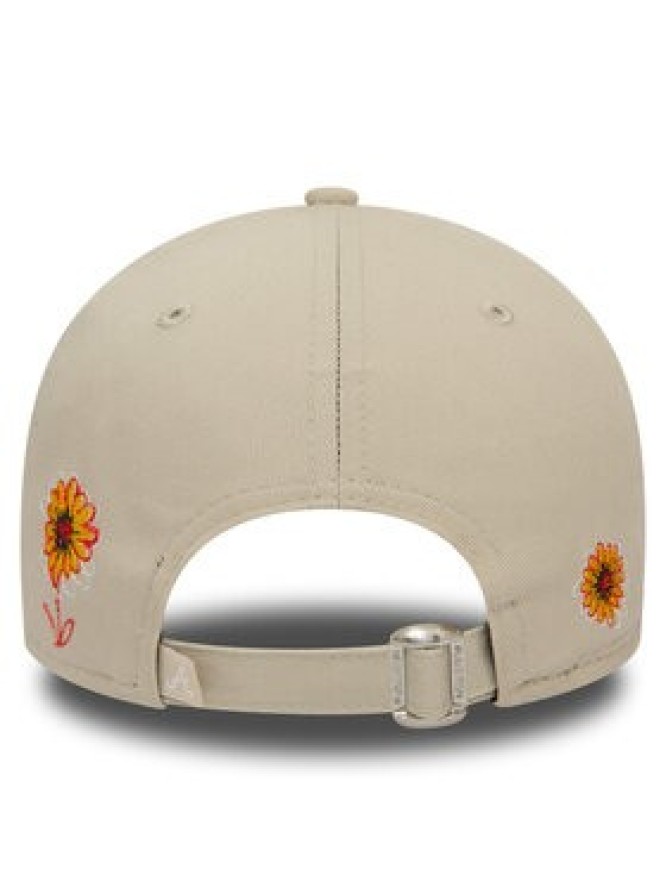 New Era Czapka z daszkiem Flower Icon 940 Braves 60435112 Beżowy