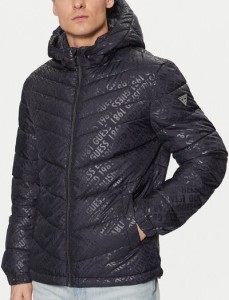 Guess Kurtka puchowa M5RL45 WCQA2 Granatowy Regular Fit