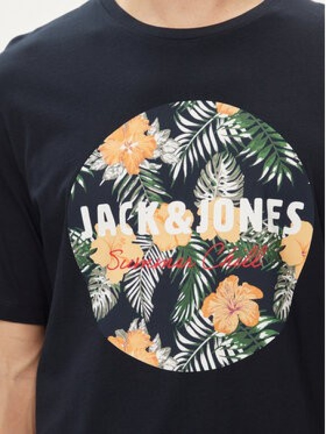 Jack&Jones T-Shirt Chill 12248072 Granatowy Standard Fit