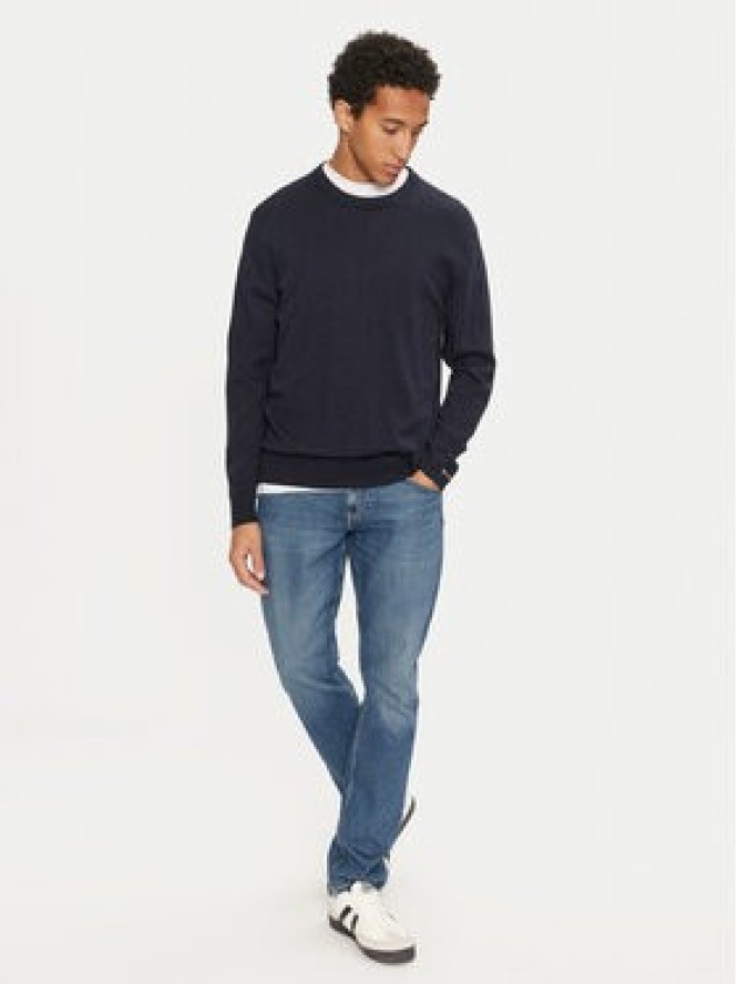 Pepe Jeans Sweter New Andre PM702469 Granatowy Regular Fit