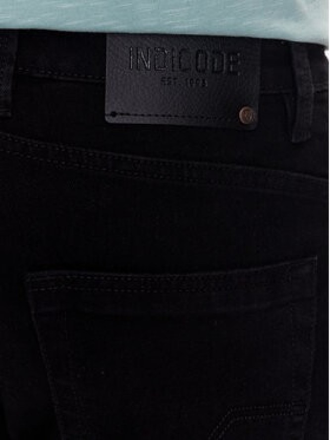 INDICODE Szorty jeansowe Kaden 70-100 Czarny Regular Fit